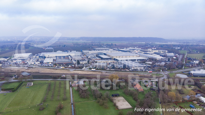 Luchtfoto van bedrijventerrein 't Panhuis.