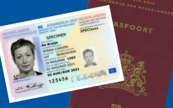 Een Nederlands paspoort en identiteitskaart